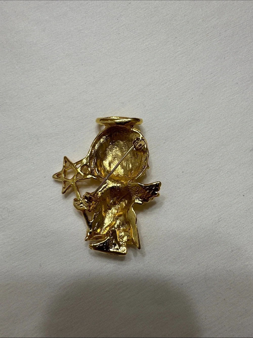 Gold Angel Charm Pendant - Women Jewelry